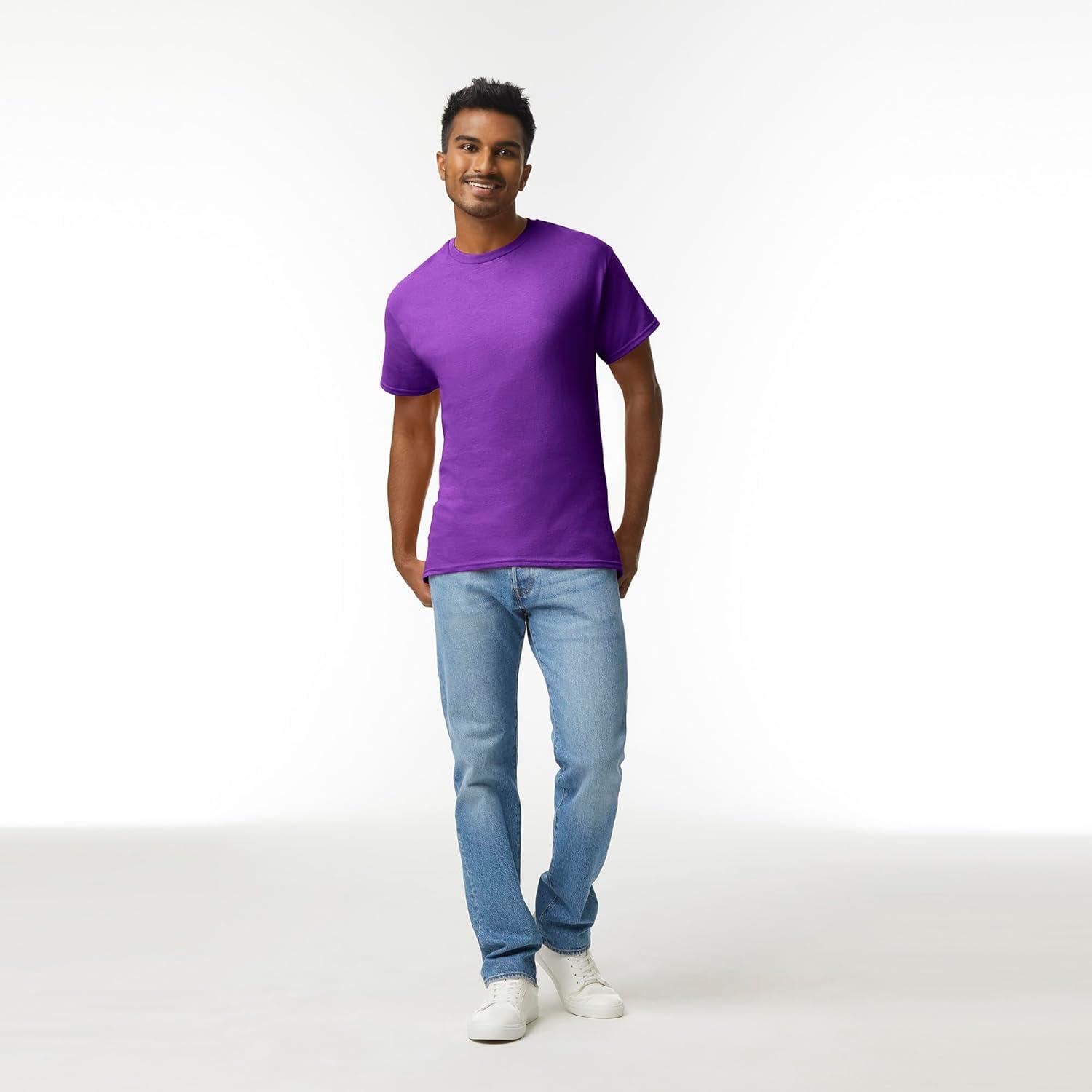 imageGildan Adult Ultra Cotton TShirt Style G2000 MultipackPurple