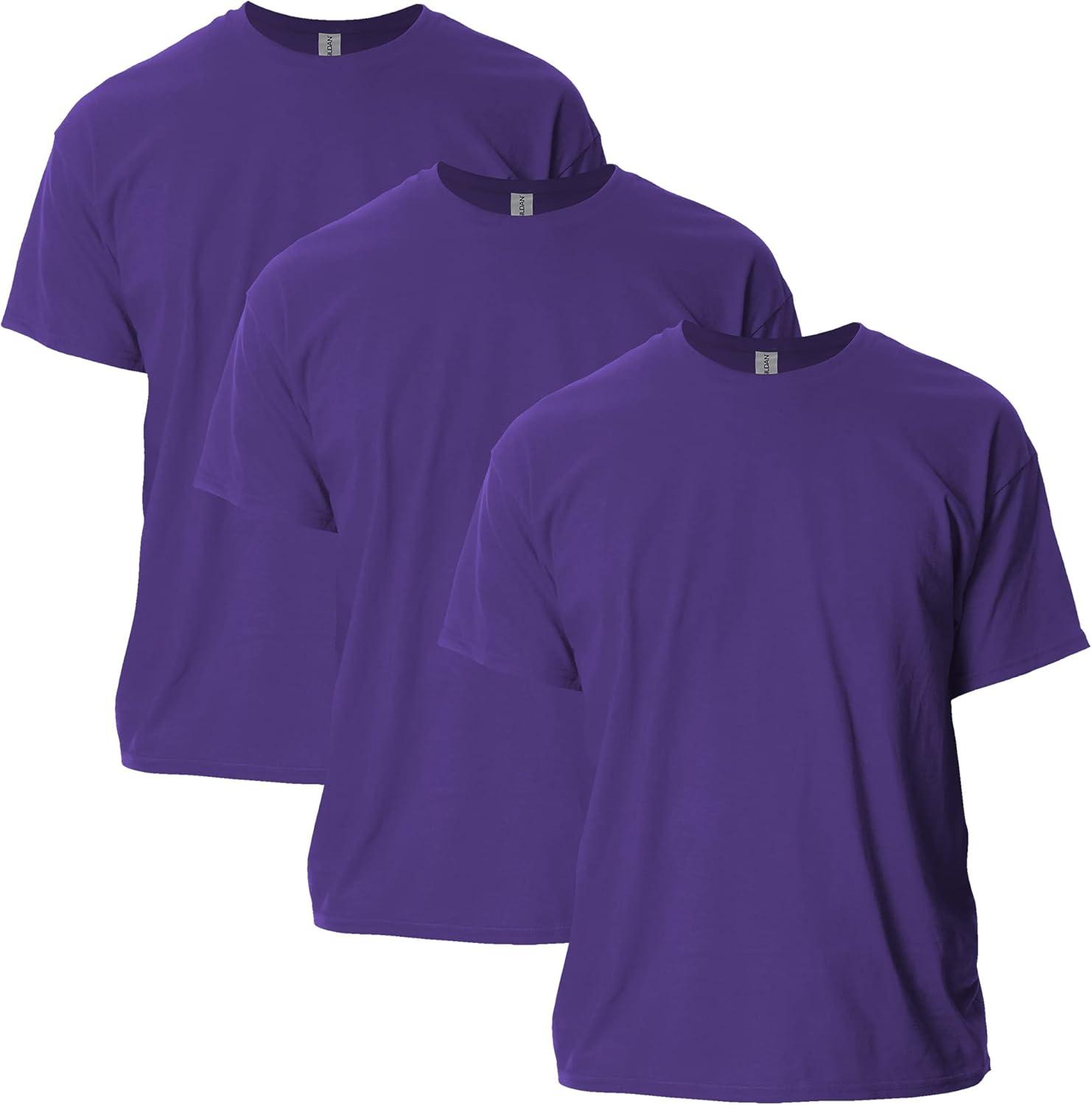 imageGildan Adult Ultra Cotton TShirt Style G2000 MultipackPurple