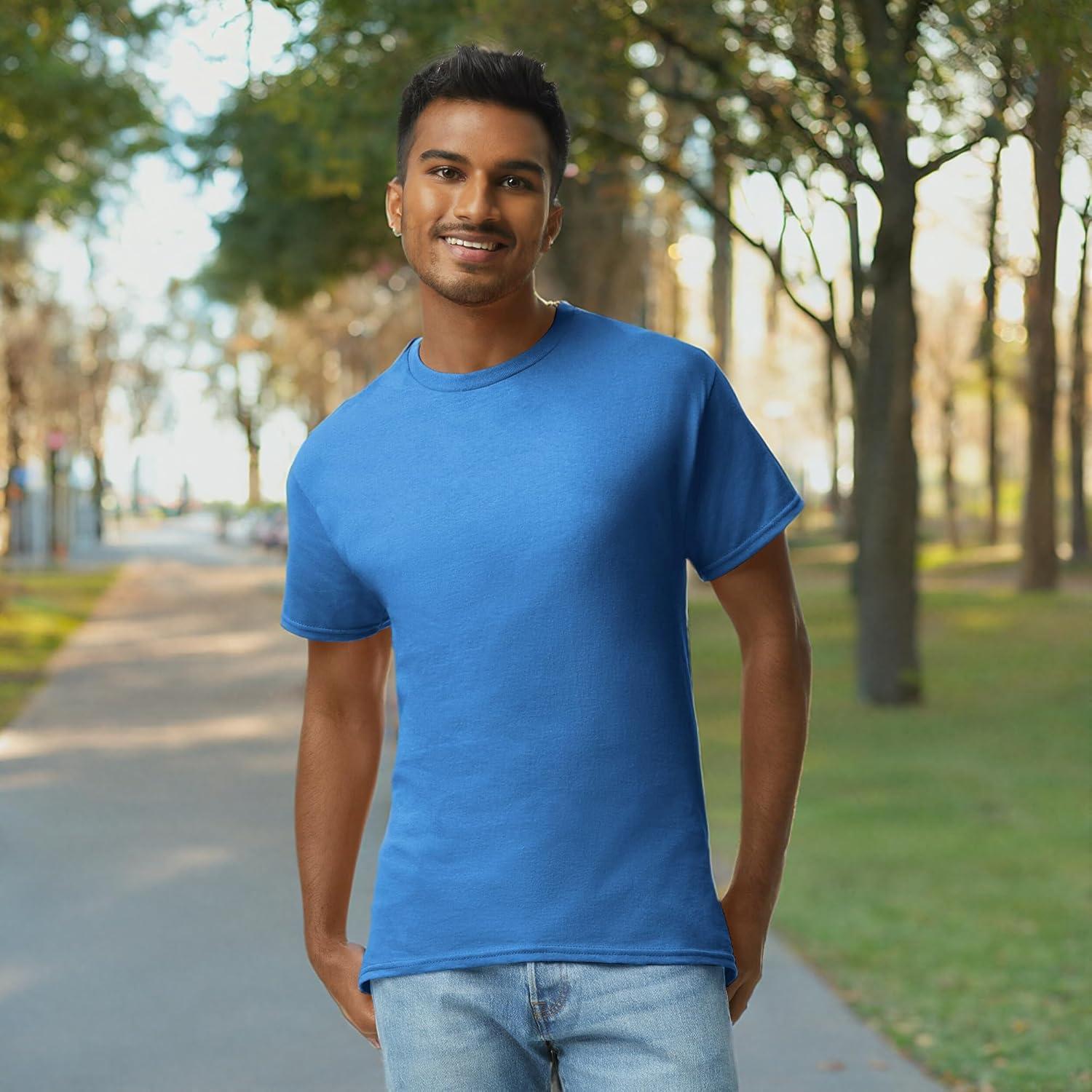 imageGildan Adult Ultra Cotton TShirt Style G2000 MultipackRoyal