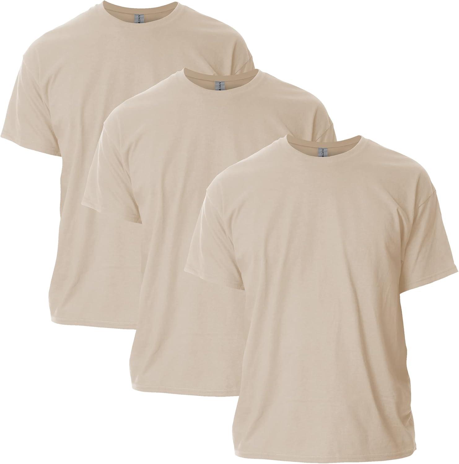 imageGildan Adult Ultra Cotton TShirt Style G2000 MultipackSand