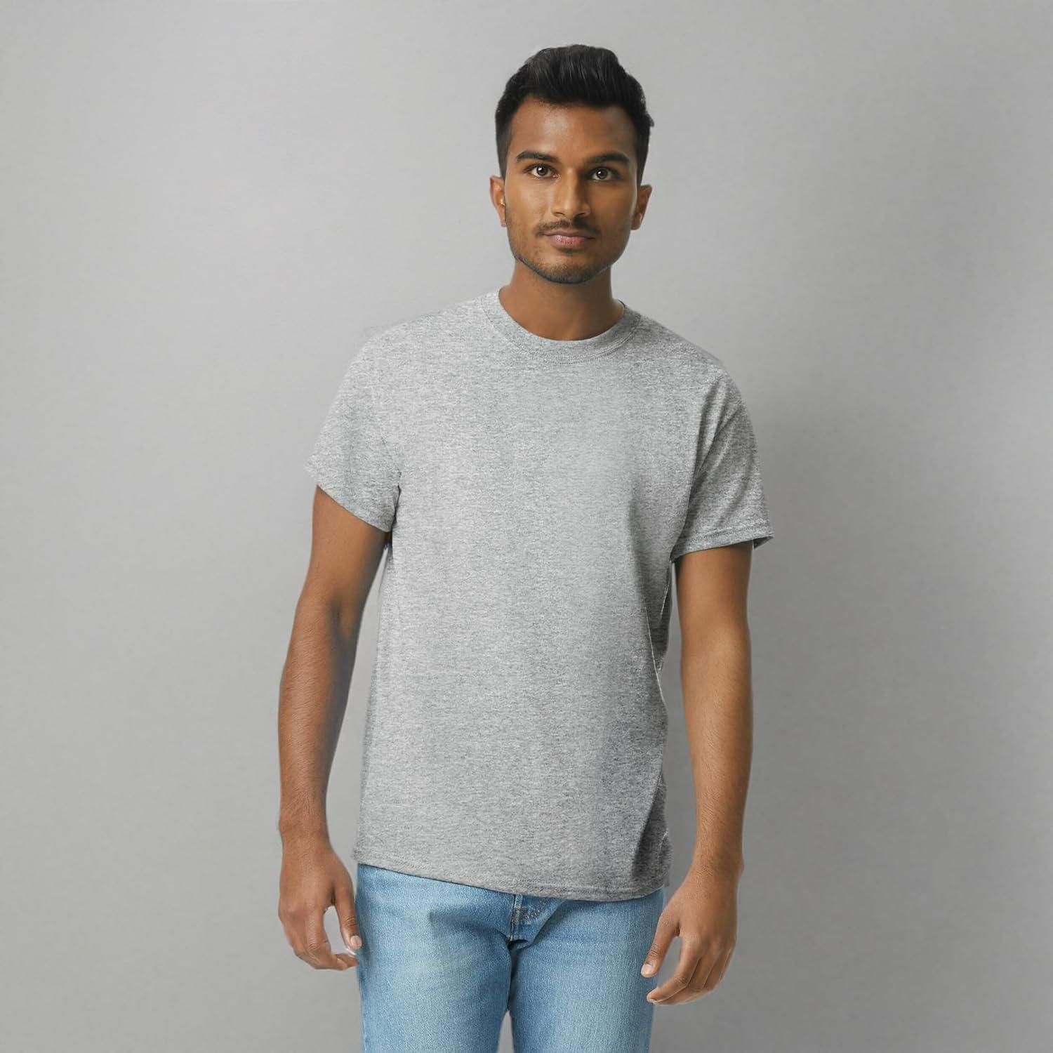 imageGildan Adult Ultra Cotton TShirt Style G2000 MultipackSport Grey