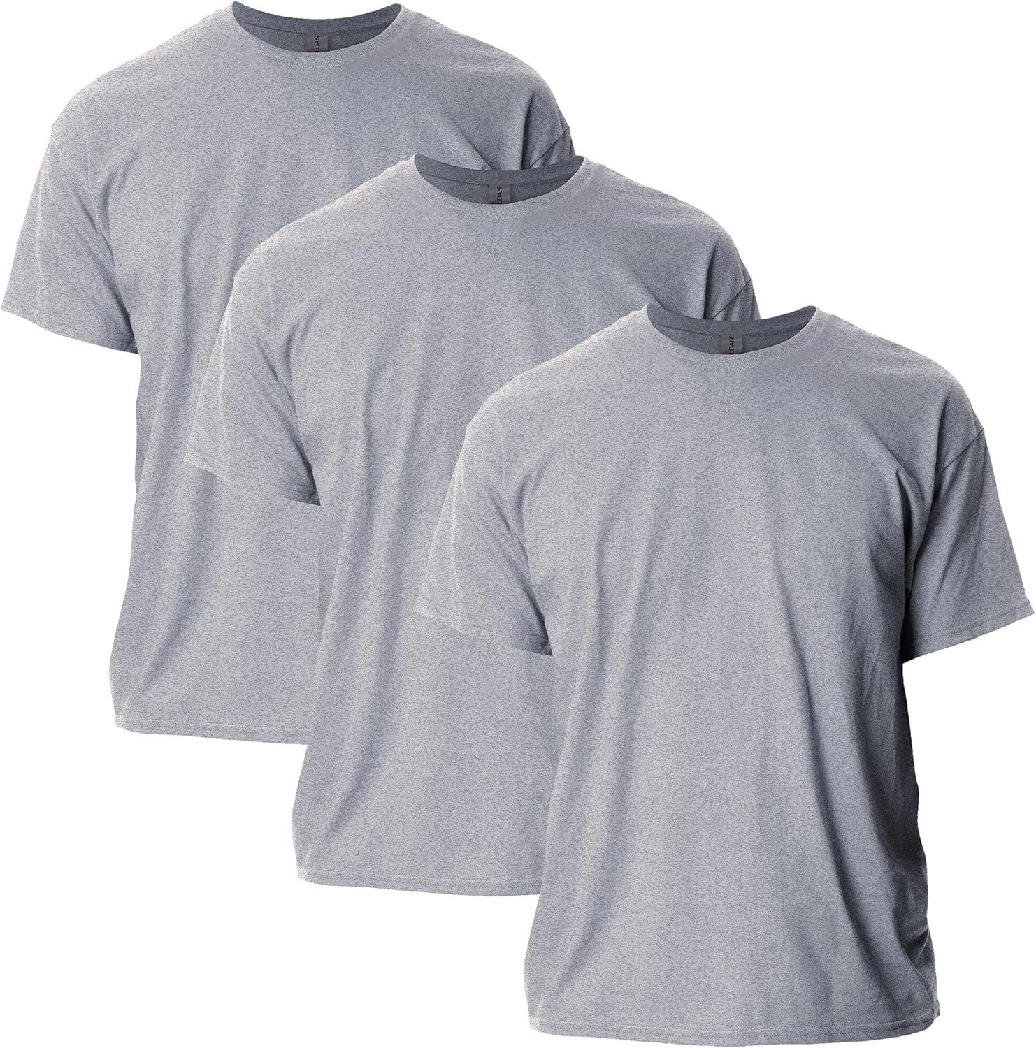 imageGildan Adult Ultra Cotton TShirt Style G2000 MultipackSport Grey