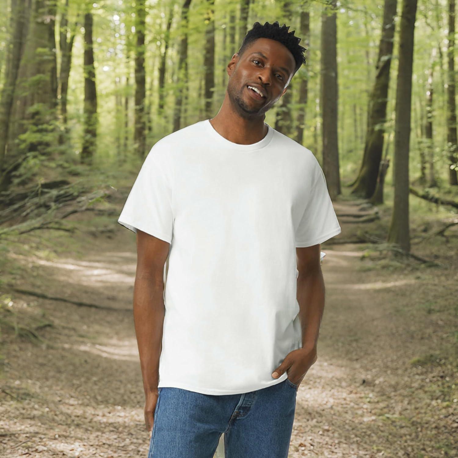imageGildan Adult Ultra Cotton TShirt Style G2000 MultipackWhite