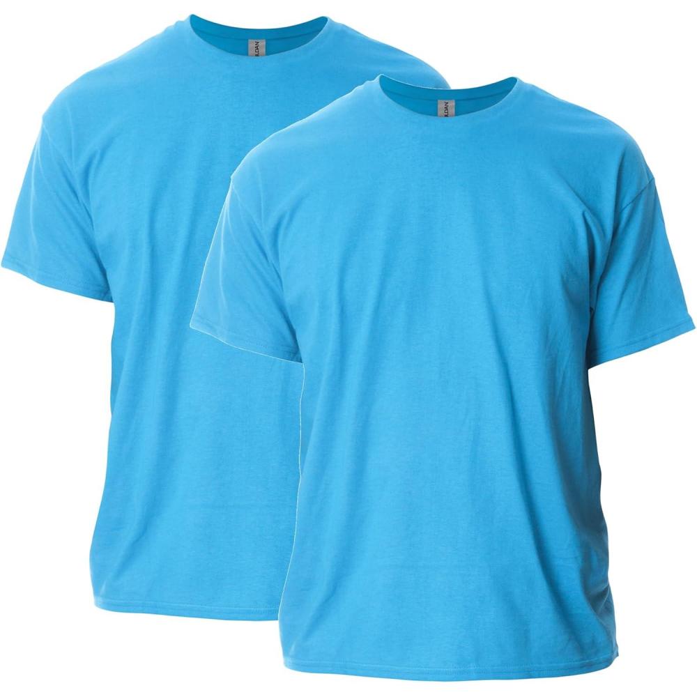 imageGildan Adult Ultra Cotton TShirt Style G2000 MultipackSapphire