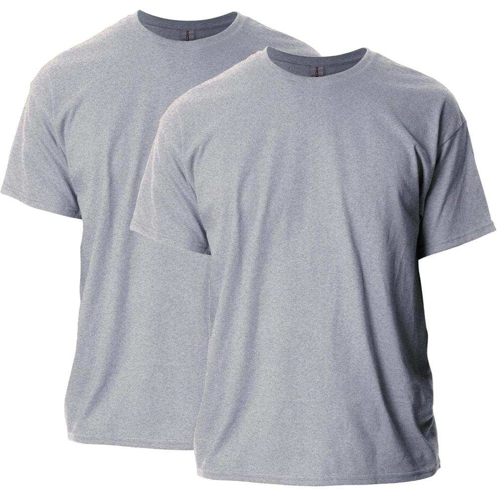 imageGildan Adult Ultra Cotton TShirt Style G2000 MultipackSport Grey