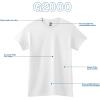 Gildan Adult Ultra Cotton T-Shirt, Style G2000, Multipack(White)