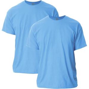 Gildan Adult Ultra Cotton T-Shirt, Style G2000, Multipack(Carolina Blue)