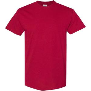 Gildan Mens G200((1) Cardinal Red + (1) Ash Grey)