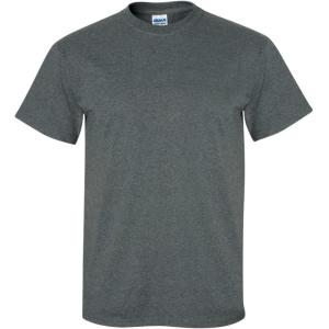 Gildan Mens G200(Darkheather/Forestgreen/White)