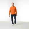 Gildan Adult Heavy Cotton Long Sleeve T-Shirt, Style G5400, 2-Pack(S. Orange)