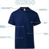 Gildan Adult Ultra Cotton T-Shirt with Pocket, Style G2300, 2-Pack(S. Orange)