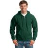 Gildan unisex-adult Fleece Zip Hoodie Sweatshirt, Style G18600, Multipack(Light Blue)