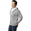 Gildan unisex-adult Fleece Zip Hoodie Sweatshirt, Style G18600, Multipack(Sport Grey)