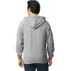 Gildan unisex-adult Fleece Zip Hoodie Sweatshirt, Style G18600, Multipack(Sport Grey)
