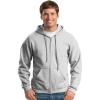 Gildan unisex-adult Fleece Zip Hoodie Sweatshirt, Style G18600, Multipack(Ash)