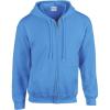 Gildan unisex-adult Fleece Zip Hoodie Sweatshirt, Style G18600, Multipack(Carolina Blue)