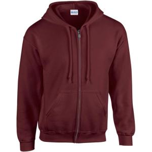 Gildan unisex-adult Fleece Zip Hoodie Sweatshirt, Style G18600, Multipack(Maroon)