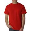 Gildan G830 5.6 oz Ultra Blend 50/50 Pocket T-Shirt – Navy – Small(Red)