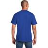 Gildan G830 5.6 oz Ultra Blend 50/50 Pocket T-Shirt – Navy – Small(Royal)