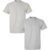 Gildan G830 5.6 oz Ultra Blend 50/50 Pocket T-Shirt – Navy – Small((1) Ash Grey + (1) Sport Grey)