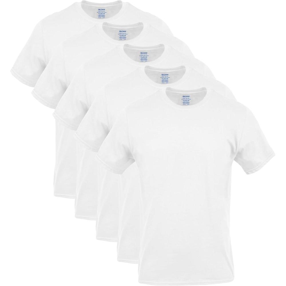 imageGildan Platinum Mens Crew TShirtsWhite