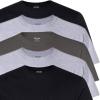 Gildan Platinum Mens Crew T-Shirts(Assorted Black/Grey (4-pack))