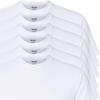 Gildan Platinum Mens Crew T-Shirts(White (6-pack))