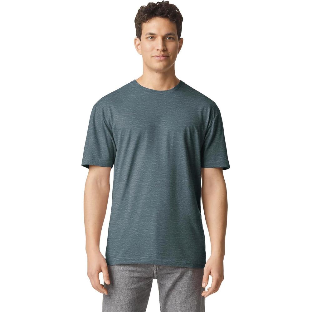 imageGildan Adult Softstyle Cotton TShirt Style G64000 MultipackDark Heather 36pack