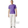 Gildan Adult Softstyle Cotton T-Shirt, Style G64000, Multipack(Heather Purple (36-pack))