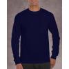 Gildan Ultra Cotton Long Sleeve Pocket T-Shirt(Navy)