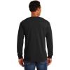 Gildan Ultra Cotton Long Sleeve Pocket T-Shirt(Orange)