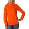 Gildan Ultra Cotton Long Sleeve Pocket T-Shirt(Safety Orange)