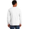 Gildan Ultra Cotton Long Sleeve Pocket T-Shirt(Xx-large white)