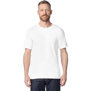 Gildan Adult Softstyle Cotton T-Shirt, Style G64000, Multipack(White (72-pack))