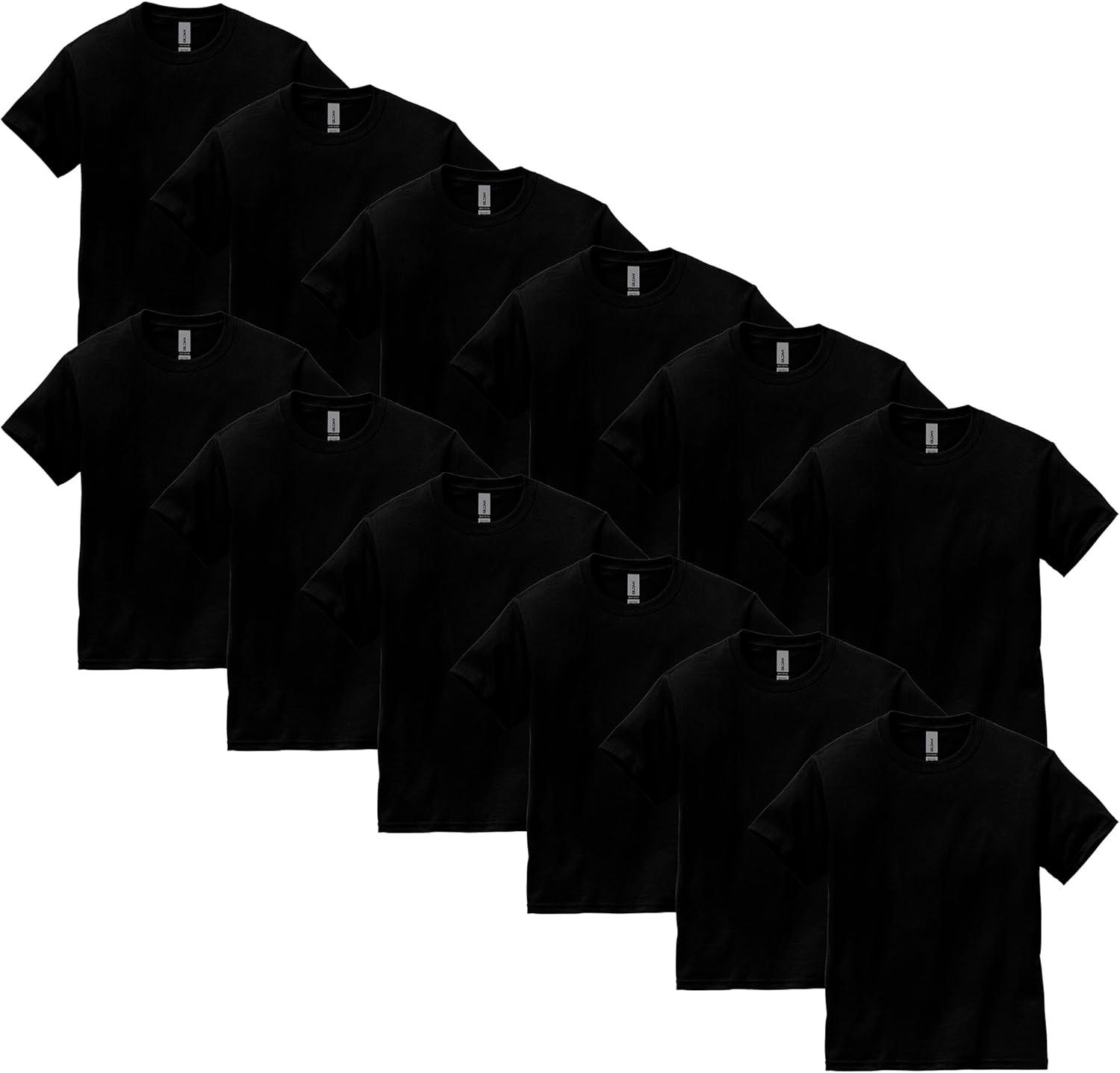 imageGildan Youth Ultra Cotton TShirt Style G2000B MultipackBlack