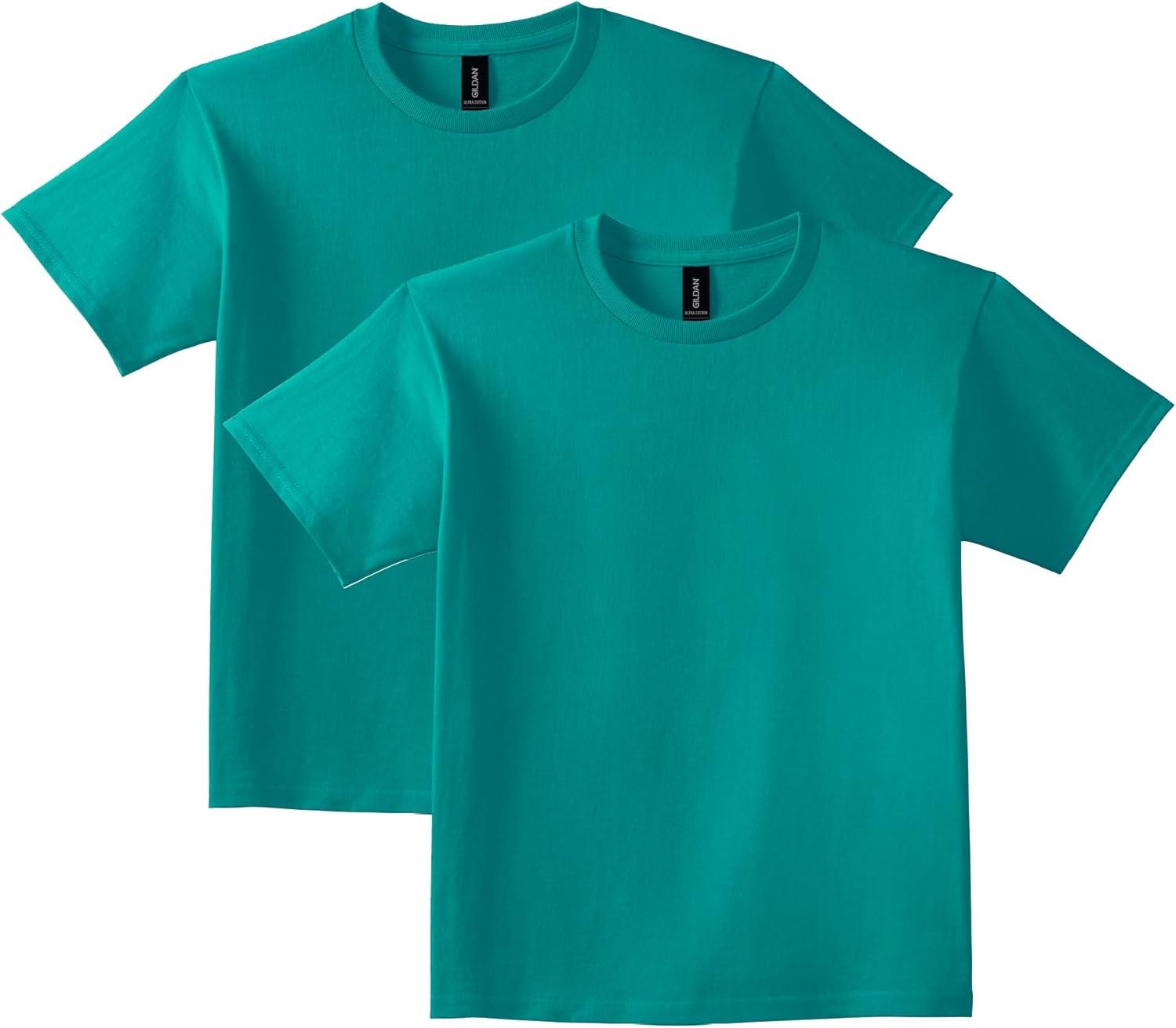 imageGildan Youth Ultra Cotton TShirt Style G2000B MultipackJade Dome