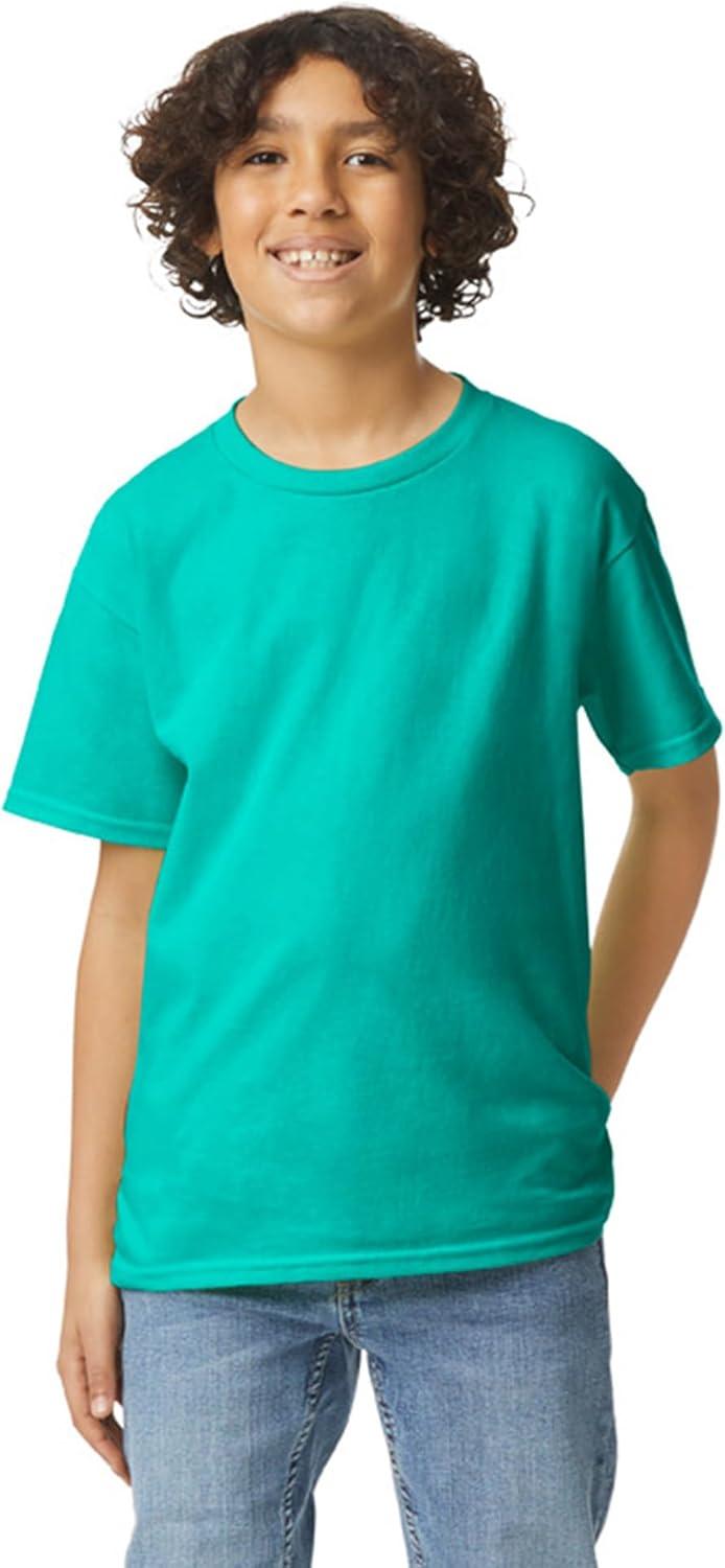 imageGildan Youth Ultra Cotton TShirt Style G2000B MultipackJade Dome