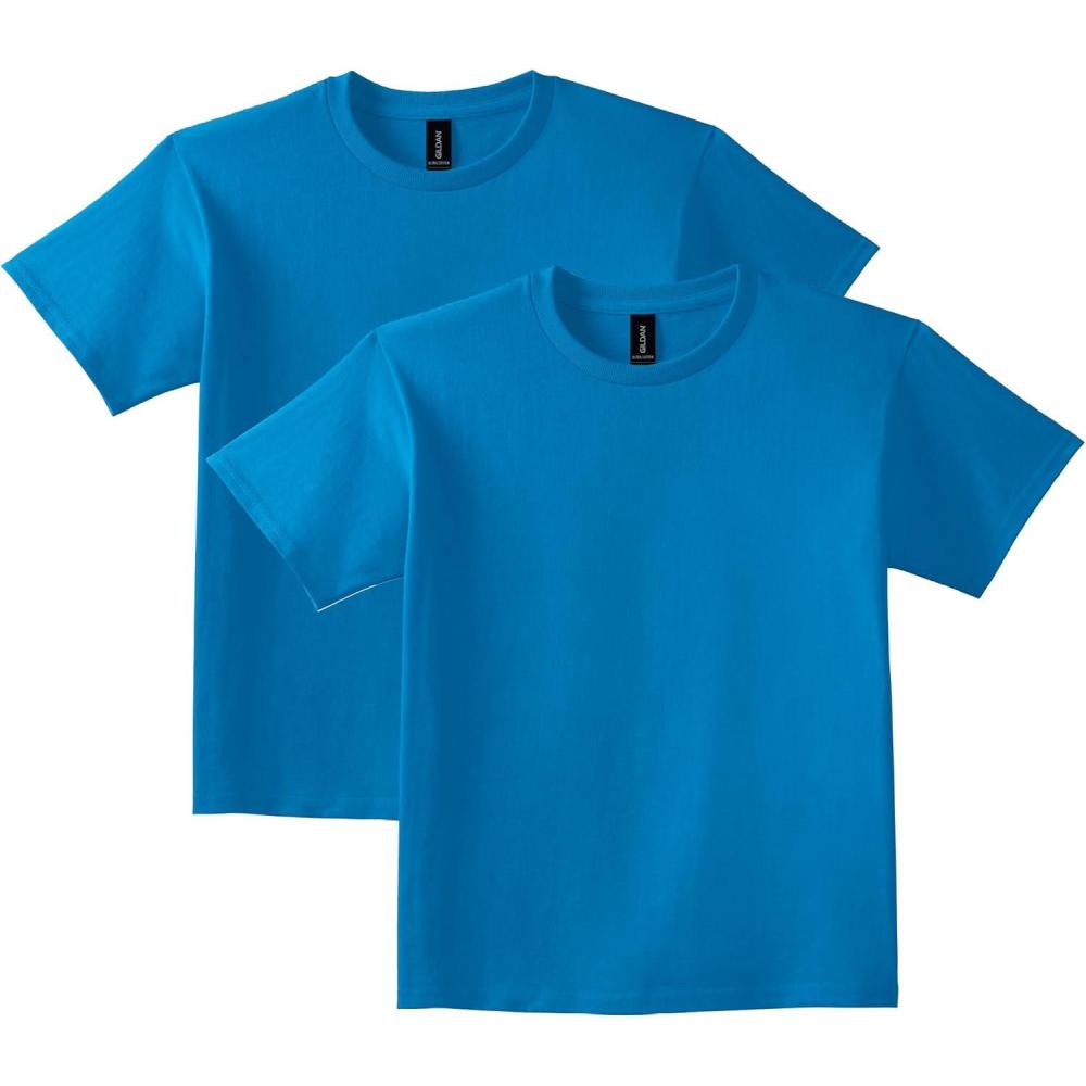 imageGildan Youth Ultra Cotton TShirt Style G2000B MultipackSapphire
