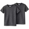 Gildan Youth Ultra Cotton T-Shirt, Style G2000B, Multipack(Dark Heather (2-pack))