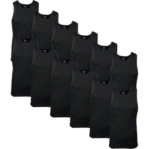 Gildan Men’s A-Shirts Tanks Multipack(Black)