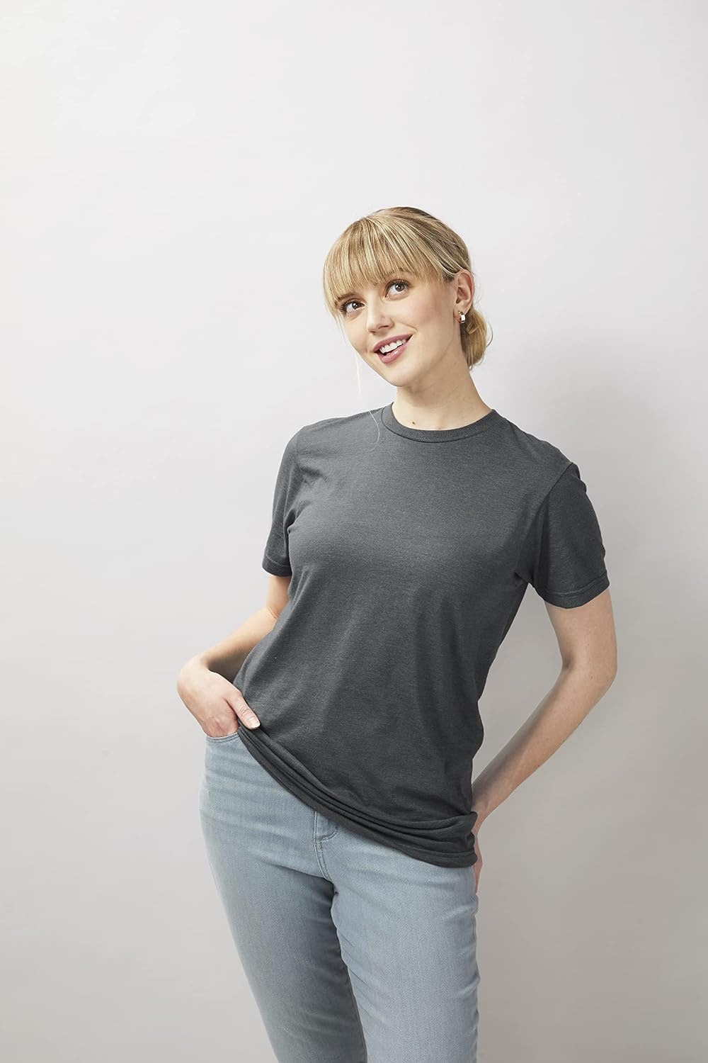 image:imageGildan Adult Softstyle CVC Short Sleeve TShirt Style G67000 MultipackCement
