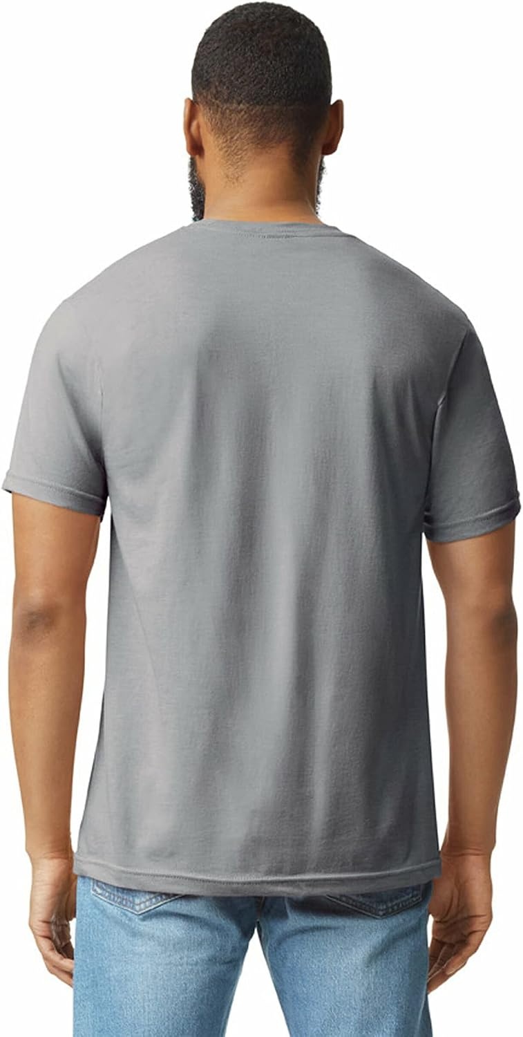 image:imageGildan Adult Softstyle CVC Short Sleeve TShirt Style G67000 MultipackCement