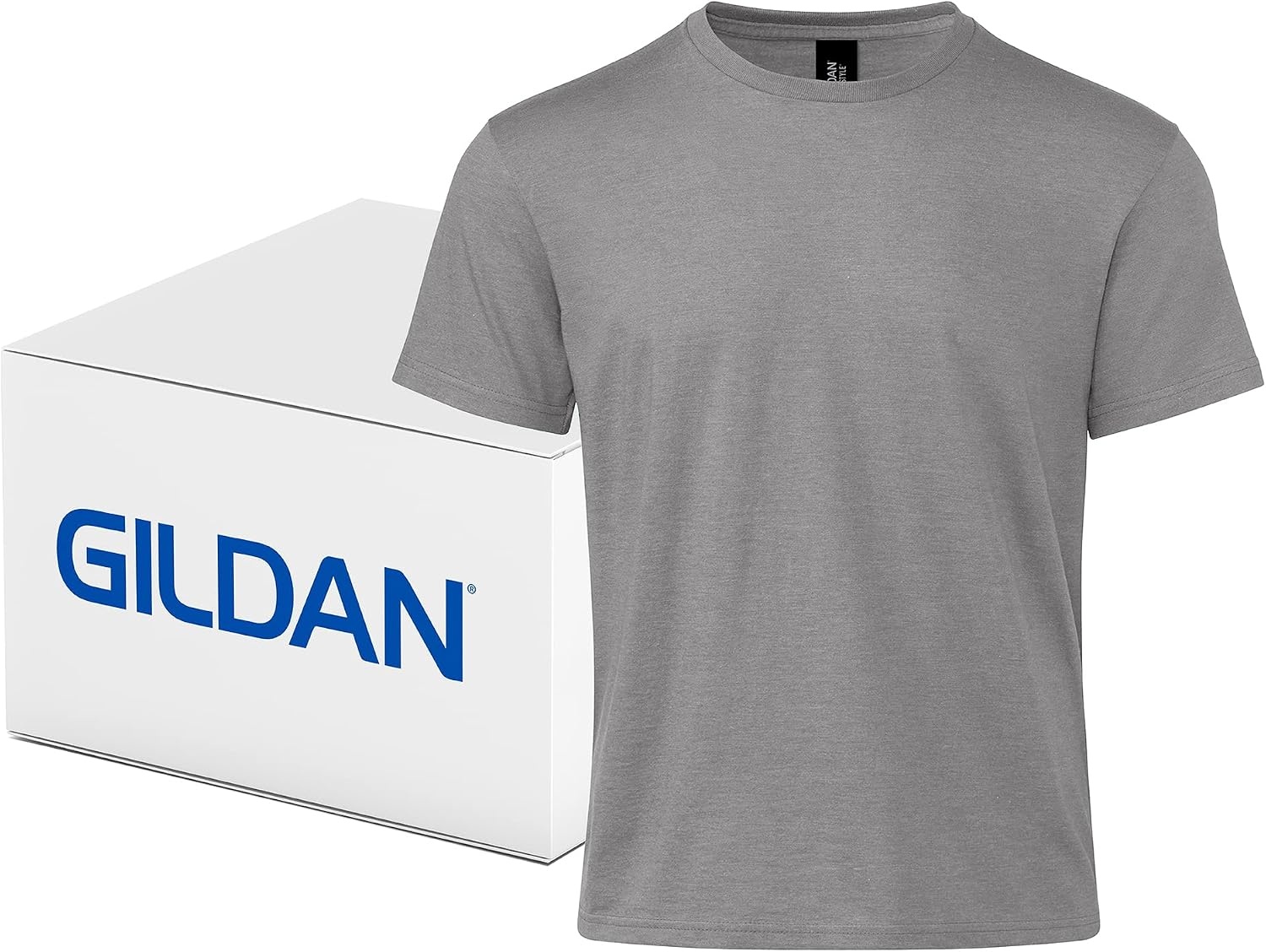image:imageGildan Adult Softstyle CVC Short Sleeve TShirt Style G67000 MultipackCement