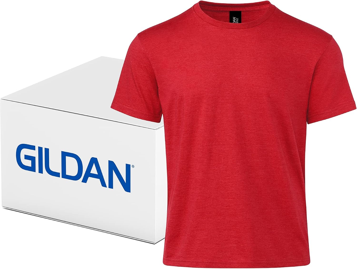 image:imageGildan Adult Softstyle CVC Short Sleeve TShirt Style G67000 MultipackRed Mist