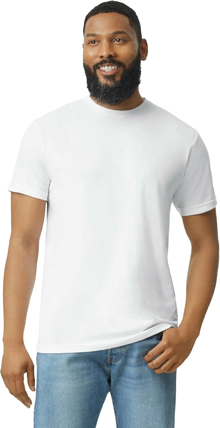 image:imageGildan Adult Softstyle CVC Short Sleeve TShirt Style G67000 MultipackWhite