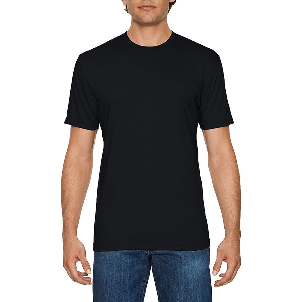 image:imageGildan Adult Softstyle CVC Short Sleeve TShirt Style G67000 MultipackPitch Black