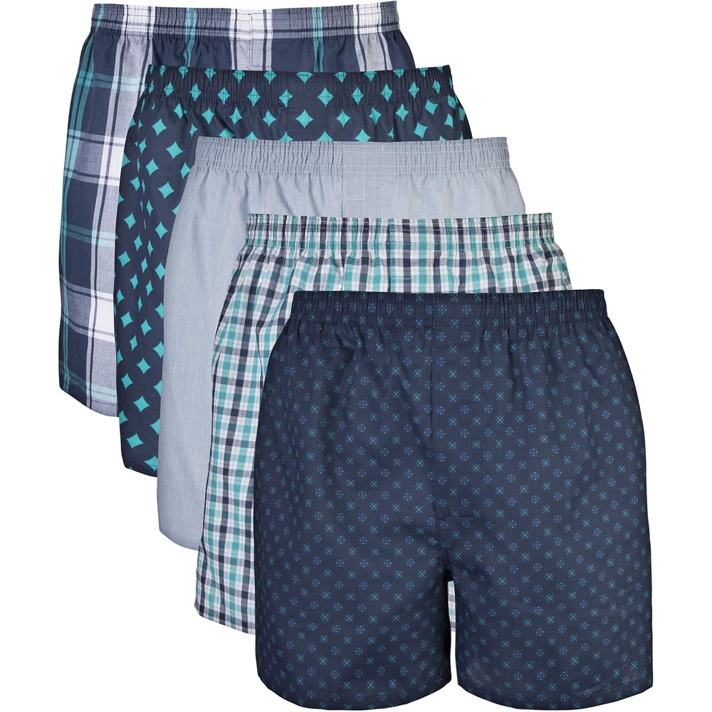image:imageGildan Mens Underwear Boxers MultipackAssorted Navy 5pack