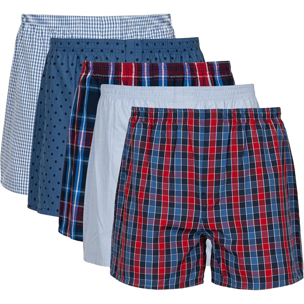 image:imageGildan Mens Underwear Boxers MultipackNavyRed Assorted