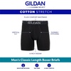 Gildan Men’s Underwear Cotton Stretch Boxer Briefs, Multipack(Black Soot/Charcoal Sky)