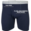 Gildan Men’s Underwear Cotton Stretch Boxer Briefs, Multipack(Mixed Navy (4-pack))